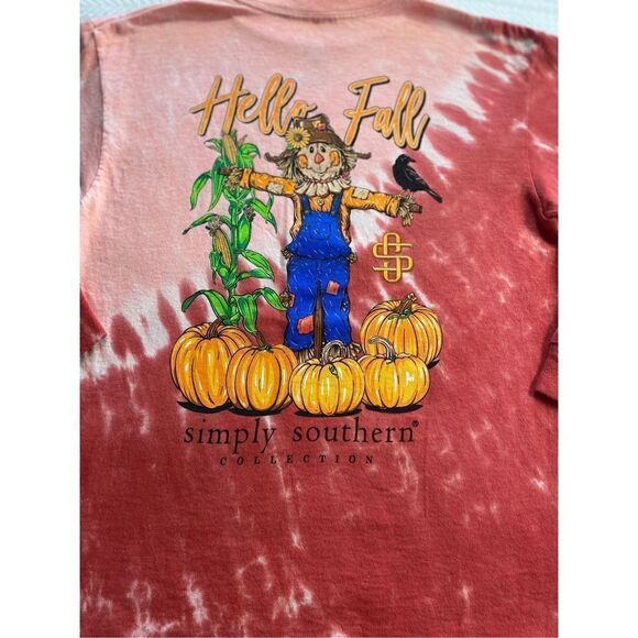 Simply Southern Women’s SMALL “HELLO FALL” Long Sleeve Top - Picture 6 of 11